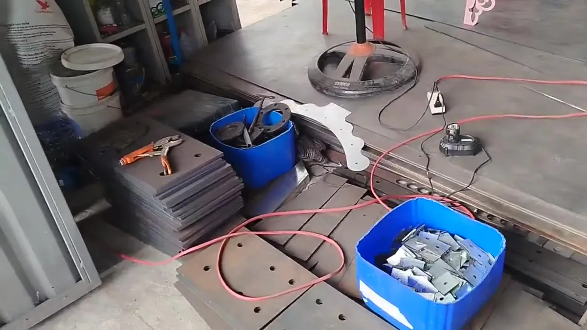 Bản mã cơ cấu thép cắt laser CNC chính xác